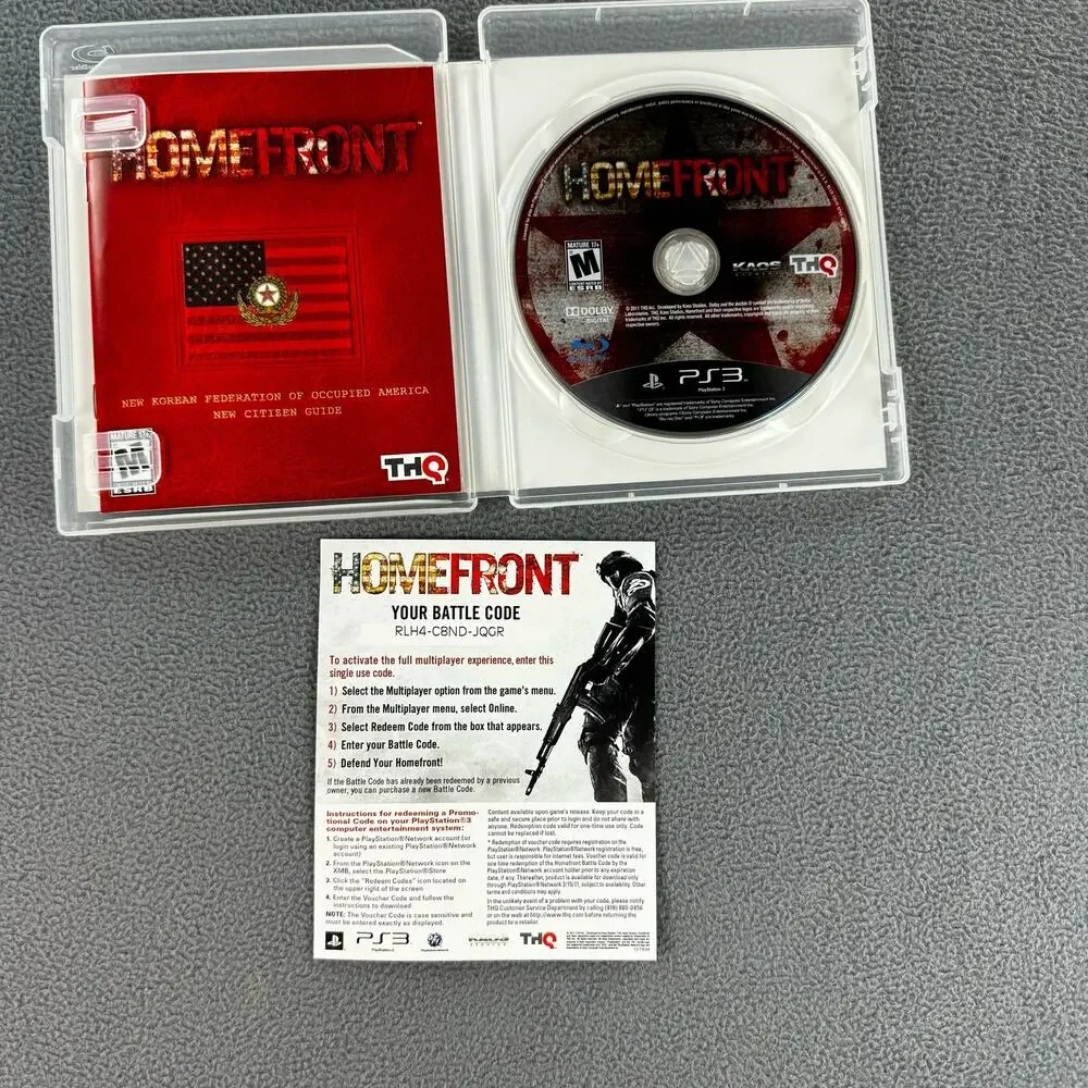 Homefront (Sony Playstation‎ 3, 2011) CIB